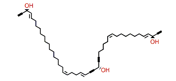 4,12,23,27,42-Hexatetracontapentaene-1,18,21,45-tetrayne-3,20,44-triol